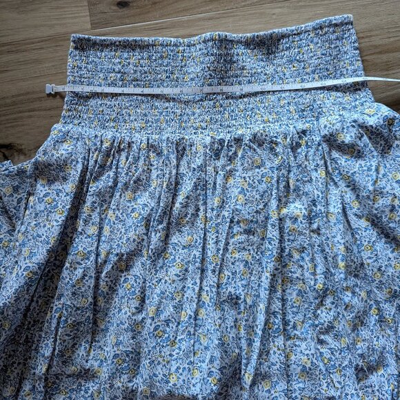 Universal Thread 2-piece Blue Floral Sleeveless Top and Maxi Skirt, L - Picture 6 of 6